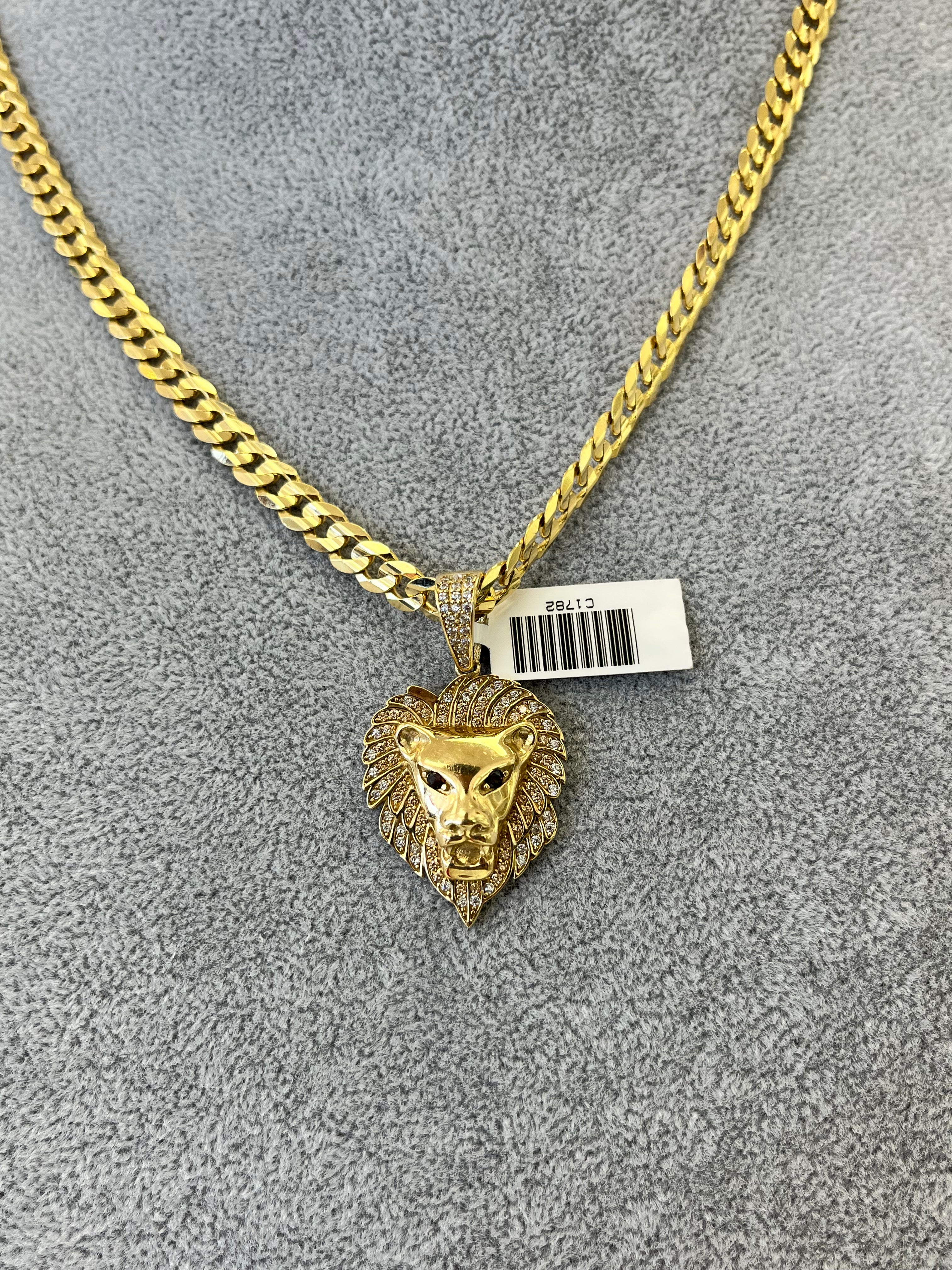 DIJE LEON ORO 10K